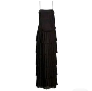 EMPORIO ARMANI BLACK FORMAL GOWN SIZE 8